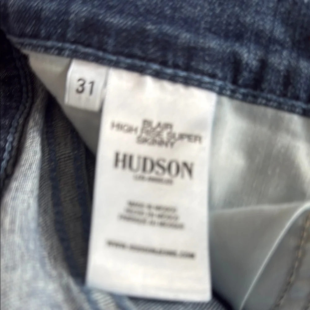 Hudson Jeans High Rise Women Jeans - Dark Blue - Picture 3 of 3